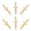 6Pcs 304 Stainless Steel Pendants STAS-UN0031-18-1
