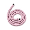 Handmade Polymer Clay Beads Strands CLAY-R089-4mm-Q087-4