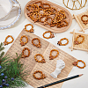 30Pcs Wooden Stretch Finger Rings RJEW-DC0001-22-5