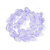 Handmade Foil Lampwork Beads Strands FOIL-T008-08F-1