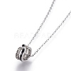 304 Stainless Steel Necklaces NJEW-E135-07-3