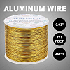 Matte Round Aluminum Wire AW-BC0003-30E-0.8mm-9