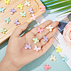 200Pcs Opaque Acrylic Pendants FIND-DC0001-74-3