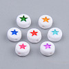 Opaque Acrylic Enamel Beads MACR-S273-34-2