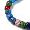 Handmade Lampwork Chevron Beads Strands LAMP-K041-01B-03-4