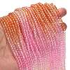Transparent Painted Glass Beads Strands DGLA-A034-T4mm-A20-2