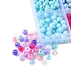 120G 24 Style Transparent & Opaque Acrylic Beads OACR-FS0001-21-4