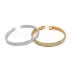 Unisex 304 Stainless Steel Mesh Bangles BJEW-M284-11-1