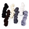 6 Bundles 6 Colors Acrylic Fiber Yarn OCOR-TA0003-17-1