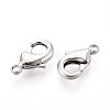 Brass Lobster Claw Clasps KK-YW0004-01B-P-2