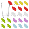 Silicone Wine Glass Charms AJEW-WH0038-46-1