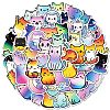 50Pcs Cartoon Cat Paper Sticker STIC-C012-02-1