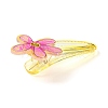 Flower Acrylic Alligator Hair Clips OHAR-H002-01A-3