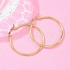 Ion Plating(IP) 304 Stainless Steel Hoop Earrings EJEW-N0016-11G-F-2