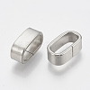Tarnish Resistant 304 Stainless Steel Slide Charm STAS-T031-06-2