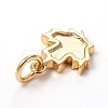 Autumn Theme Brass Charms KK-I668-23-3