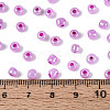 DIY Craft Beads 6/0 Ceylon Round Glass Seed Beads X-SEED-A011-4mm-150-3