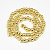 Electroplate Non-magnetic Synthetic Hematite Beads Strands G-Q465-38G-2