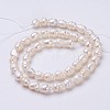 Natural Cultured Freshwater Pearl Beads Strands PEAR-P002-40-2