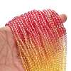 Transparent Painted Glass Beads Strands DGLA-A034-T4mm-A07-2