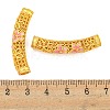 Rack Plating Brass Enamel Tube Beads KK-Z054-01G-3