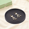 1Pc Flat Round Ceramic Jewelry Display Trays AJEW-BBC0002-49B-6