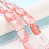 Cherry Quartz Glass Beads Strands G-K357-D07-01-2
