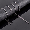 Unicraftale 304 Stainless Steel Snake Chain Bracelets STAS-UN0008-72P-2