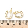 Brass Pave Natural White Shell Pendants KK-B141-09G-3