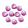 Handmade Polymer Clay Beads CLAY-T016-65J-1