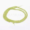 Natural Peridot Beads Strands LS-G-F460-52-2