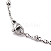 Tarnish Resistant 304 Stainless Steel Cable Chain Necklaces STAS-O053-29P-2