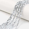 Electroplate Opaque Glass Beads Strands EGLA-A034-P3mm-M15-1