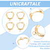 12Pcs 201 Stainless Steel Hoop Earrings STAS-UN0056-85-4