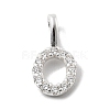 925 Sterling Silver with Cubic Zirconia Charms STER-Q004-01O-S-1