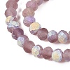 Transparent Glass Beads Strands EGLA-A044-T2mm-MB07-4