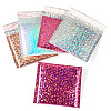 20Pcs 4 Colors Double-faced Laser Bubble Packaging Bags AJEW-TA0001-87-3