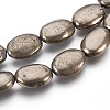 Natural Pyrite Beads Strands G-E499-02A-1