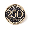 Alloy Enamel USA 250th Anniversary Commemorative Lapel Pin Backs LS-JEWB-B046-01E-G-1
