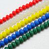 Imitation Jade Glass Bead Strands GLAA-F001-4x3mm-M-1