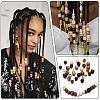 200Pcs 4 Colors Dyed Natural Maple Wood Beads WOOD-PA0001-02-5