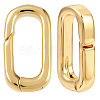 2Pcs Brass Spring Gate Rings FIND-BBC0004-41B-1