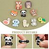 10Pcs 10 Style Silicone Beads SIL-CA0001-27-5