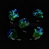 Luminous Handmade Silver Foil Lampwork Beads LAMP-F022-05F-3