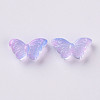 Two Tone Transparent Spray Painted Glass GLAA-S190-018D-02-2