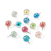 Craftdady 30pcs 15 colors Transparent Glass Pendants GLAA-CD0001-07-2