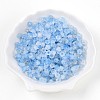 Frosted Transparent Acrylic Beads OACR-N137-72J-1