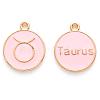 Alloy Enamel Pendants X-ENAM-S124-01A-09C-1