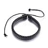 Adjustable Braided PU Leather Cord Bracelets BJEW-P099-11A-1