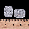 Transparent Resin European Jelly Colored Beads RESI-B025-01A-13-4